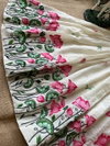 Ajd 8149 Kora Cotton With Lotus Embroidery Work Kids Wear Gown Wholesale Price In Surat